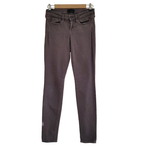 Vince Riley Legging Dark Gray Skinny Jeans Pants Low Rise Stretch - Picture 3 of 13